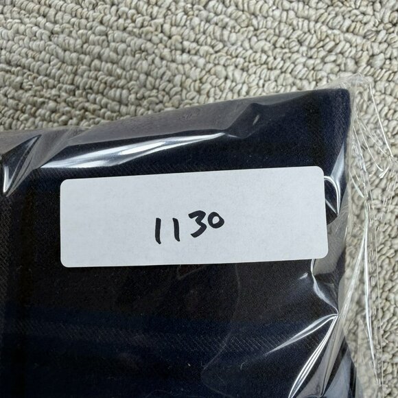 Jetty Marine Supply Co. Plaid Flannel Button Up Shirt Blue Brown Men’s Size L - Picture 8 of 8